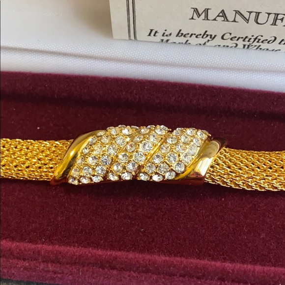 Camrose & Kross JBK Bracelet Gold tone Rhinestones - Picture 2 of 5